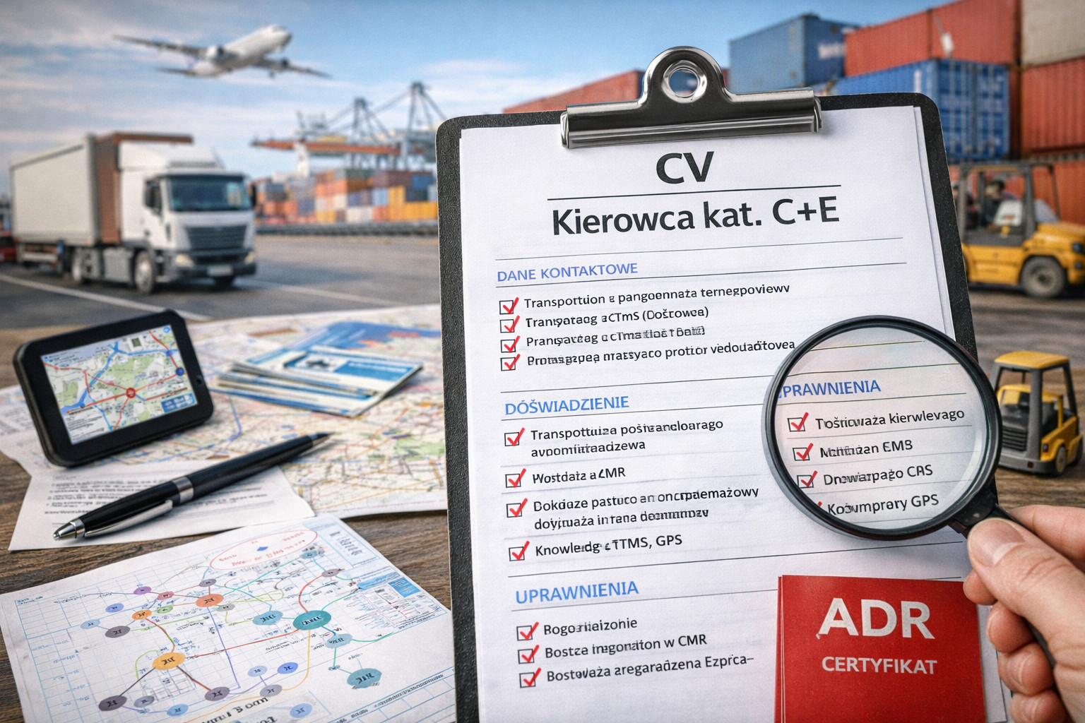 CV do pracy w transporcie, spedycji i logistyce – co naprawdę ma znaczenie